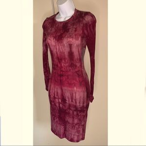 Velvet Torch Long Sleeve Ribbed Knit Bodycon Dress